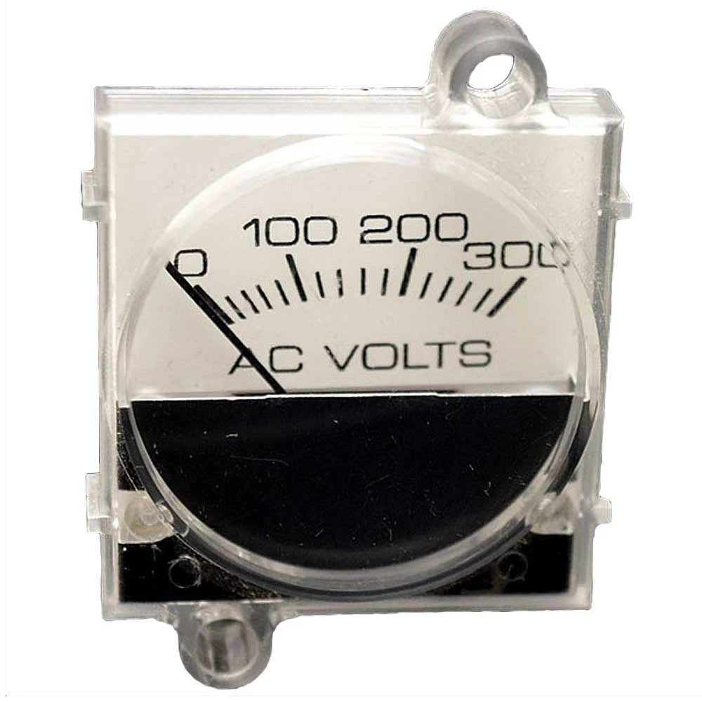 Prime Boat Voltmeter Gauge - 300V Model 95 Voltage White
