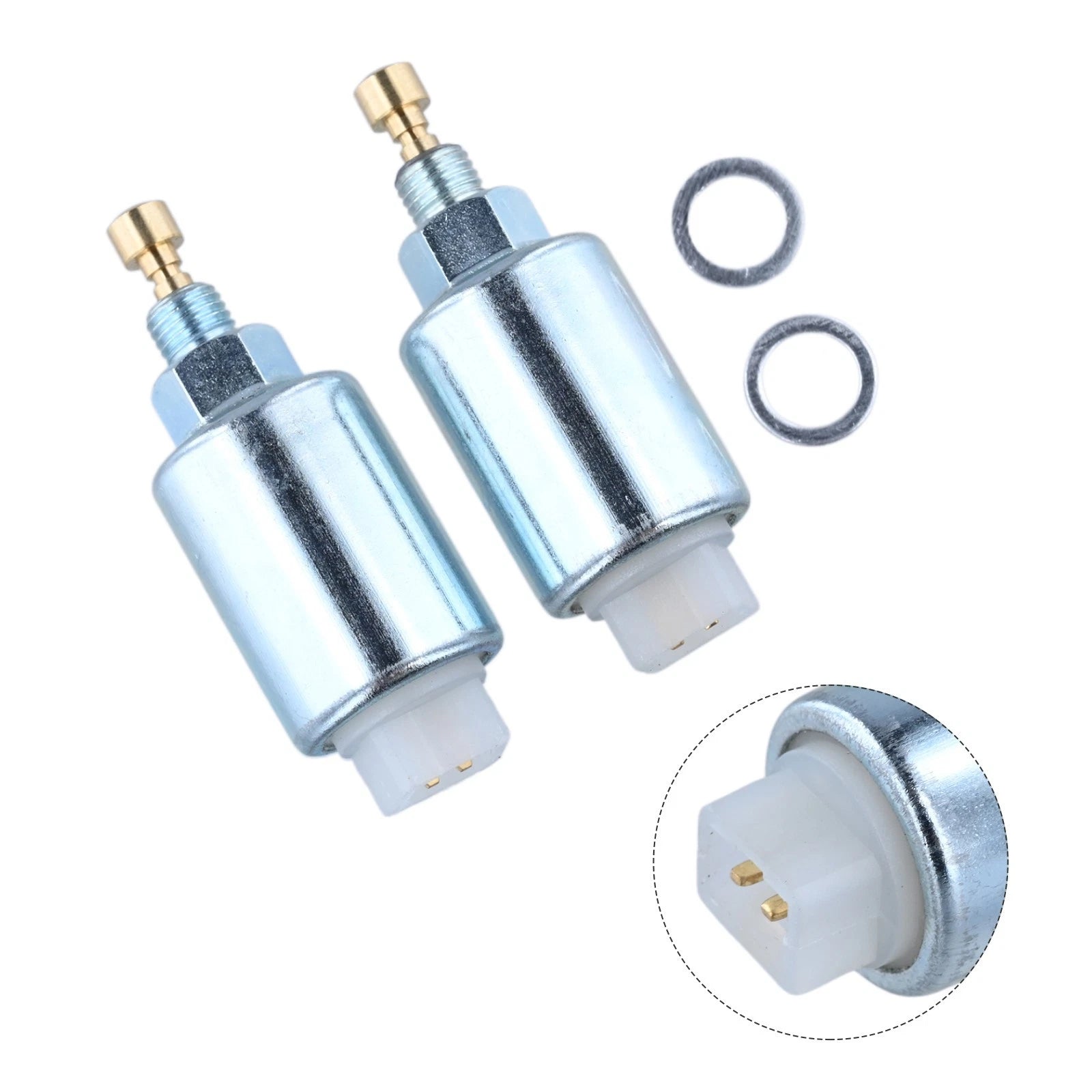 Compatible Replacement Carburetor Fuel Solenoid Valve 499161 for Lawn Mowers