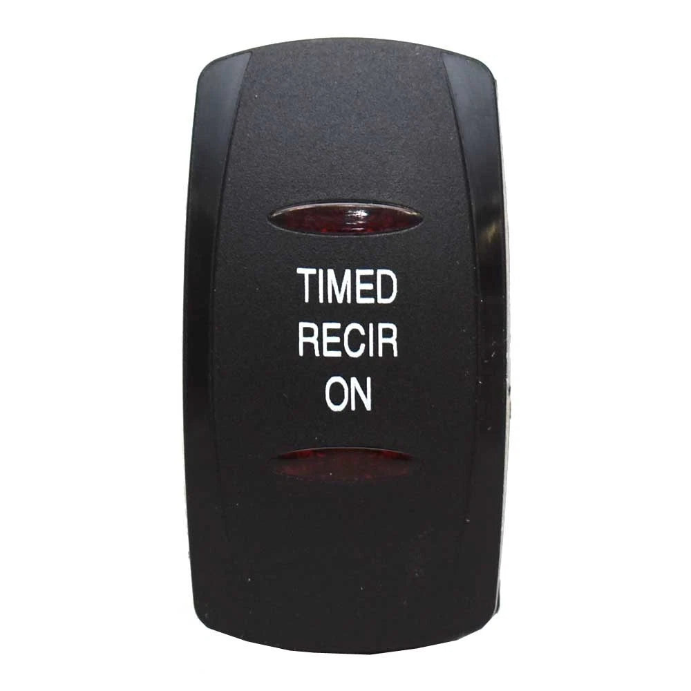 Carling Boat Rocker Marine Switch - On/Off/On Timed Recirc 12V