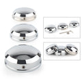 Chrome Upper Fork Stem Nut Covers for Harley FLS FLSS FLSTF FLSTFB FLSTFBS US