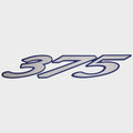 Cruisers Boat Model Decal Sticker V1943600 - 375 Express Silver Blue