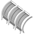 87298938 Round Bar Concave Set Fits Case-IH Combine Models 1680 +