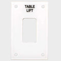 Sea Ray Boat Blank Switch Panel 2128511 - Table Lift 3 1/2 Inch Plastic