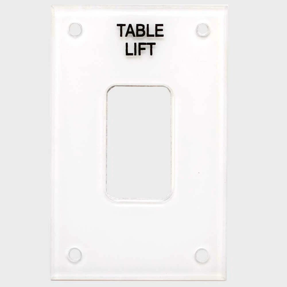 Sea Ray Boat Blank Switch Panel 2128511 - Table Lift 3 1/2 Inch Plastic