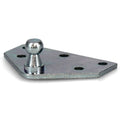 Boat Gas Shock Bracket 2240156 - 3/8 Inch Ball Chrome Plated