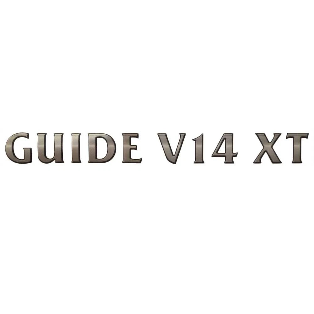 G3 Boat Model Decal 73405106 - Guide V14 XT Black Gray Sticker