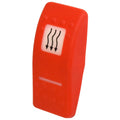 Carling Boat Contura II Rocker Switch Actuator - Heater Red Rubber