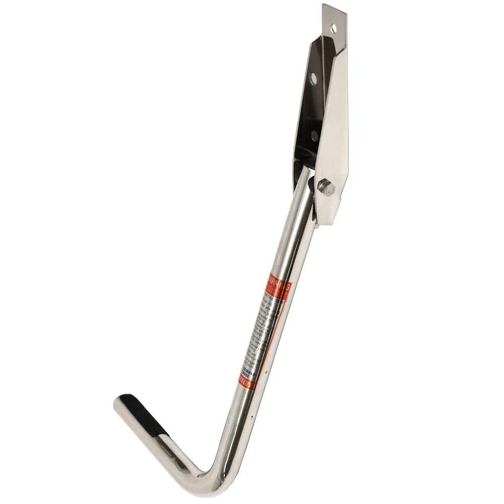 Scout Boat Single Step Folding Ladder HW1519 - 1 Step Stainless Steel