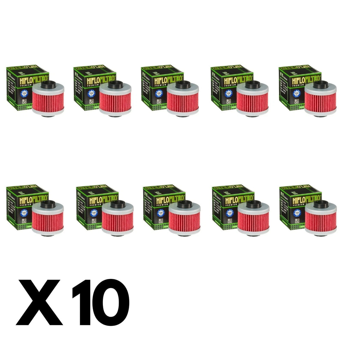 10 Pack Hiflo Oil Filter for Aprilia 150 Leonardo 2002-2004