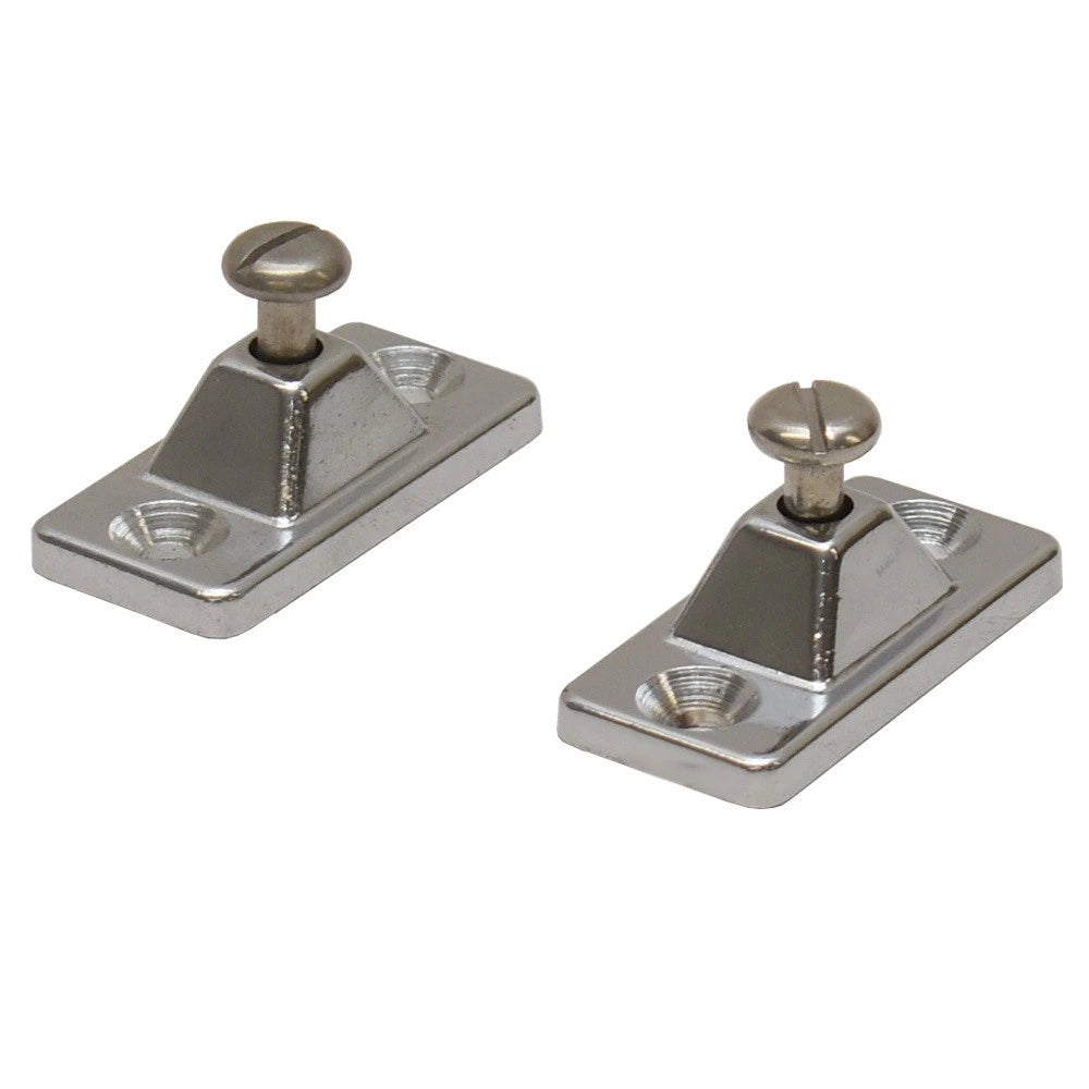 Boat Bimni Deck Mounting Brackets - Zamak 2 X 1 Inch (pair)