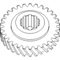 70225413 3rd Main Gear Shaft Fits Allis Chalmers Tractor CA D10 D12 D14 D15