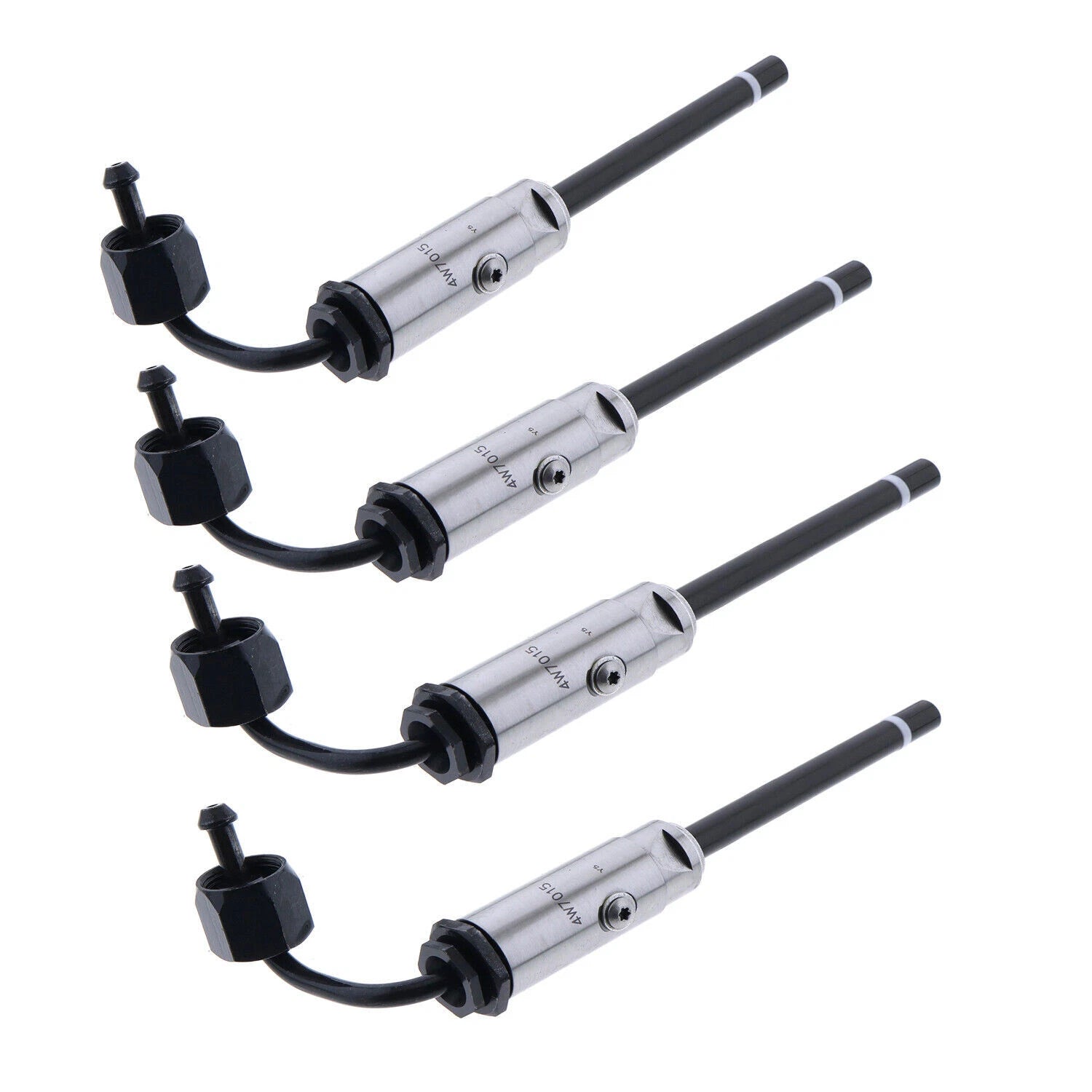 4PCS Fuel Injection Pencil Nozzle 4W-7015 OR3419 for Caterpillar CAT Engine 3204