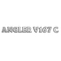 G3 Boat Model Decal 73405067 - Angler V167 C Silver Black Sticker