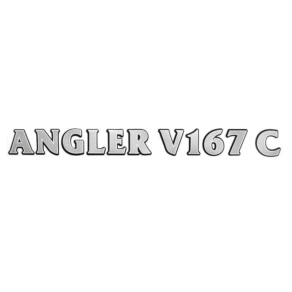 G3 Boat Model Decal 73405067 - Angler V167 C Silver Black Sticker
