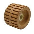 Craton Boat Ribbed Roller RR43356 - Tan 4 3/8 Inch Rubber