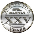 Supra Boat Raised Decal 106384 - 25 Year Anniversary Silver