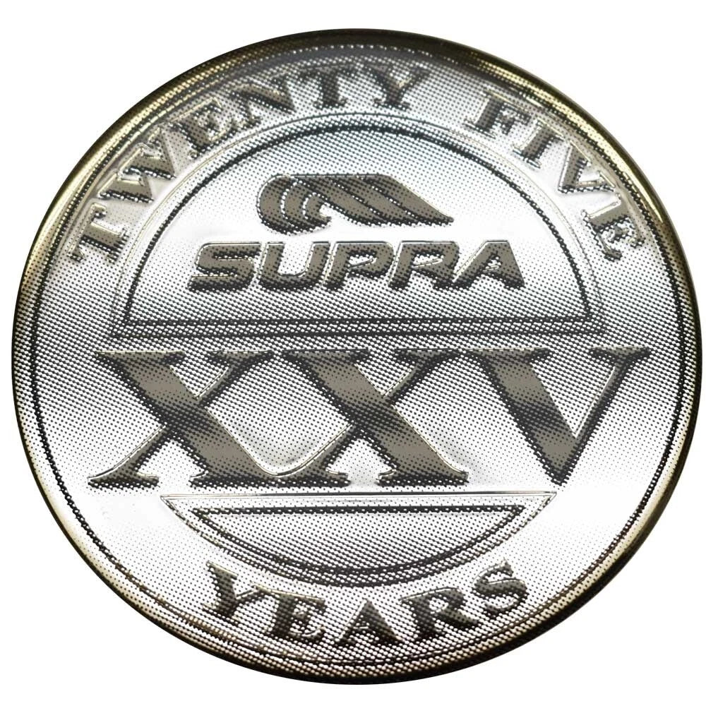Supra Boat Raised Decal 106384 - 25 Year Anniversary Silver