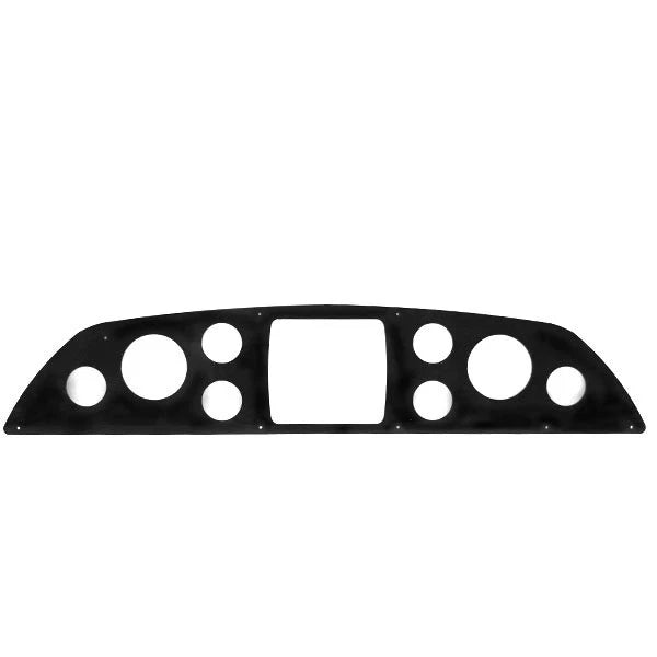 Four Winns Boat Blank Gauge Panel 025-4000 - 248 Vista Black Plastic