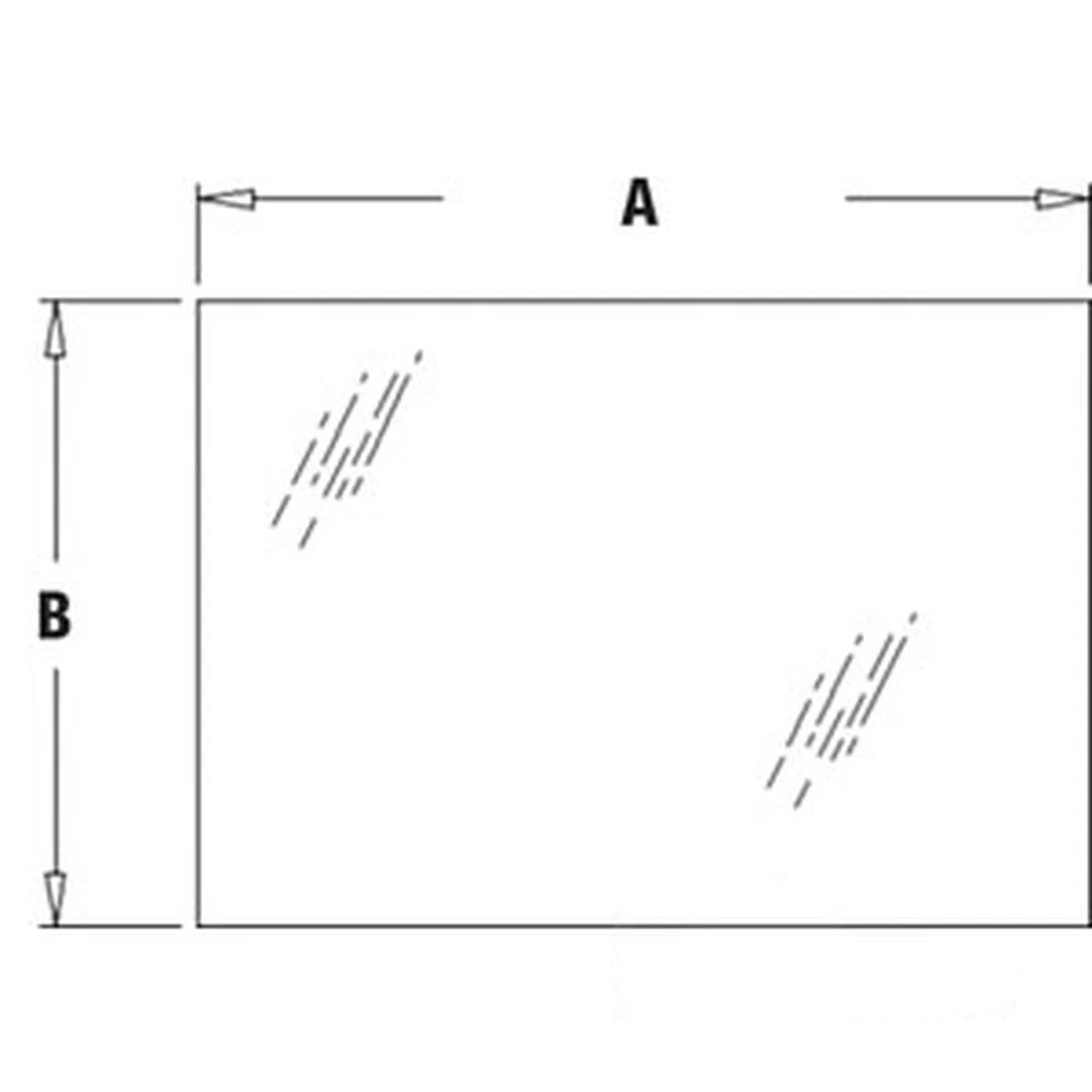 Rear Upper Glass Fits Case/Internati Onal Harvester Models