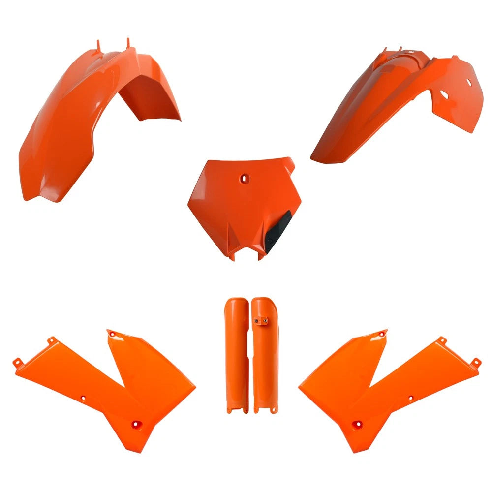 POLISPORT PLASTIC KIT KTM SX 2005-2006, EXC 2005-2007, OEM STYLE