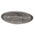 Centurion Boat Emblem Badge - 2 1/2 X 6 1/8 Inch Aluminum
