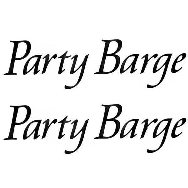 Sun Tracker Pontoon Boat Decals 157644 - Party Barge Stickers (pair)