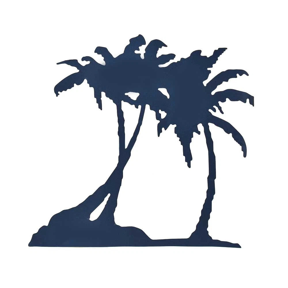 Palm Beach Boat Tree Graphic Decal - Pontoon Sticker