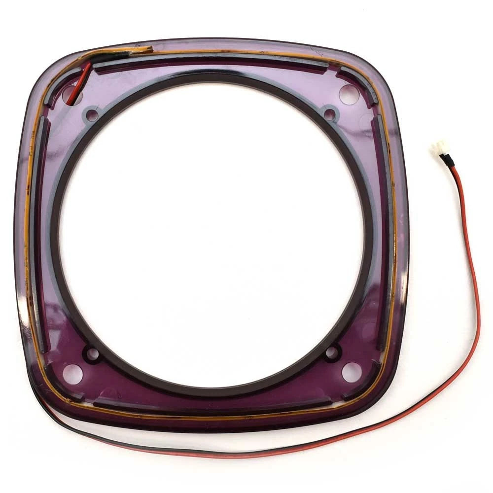 Ski Centurion Boat LED Speaker Cover - Square 7 1/4 Inch Purple
