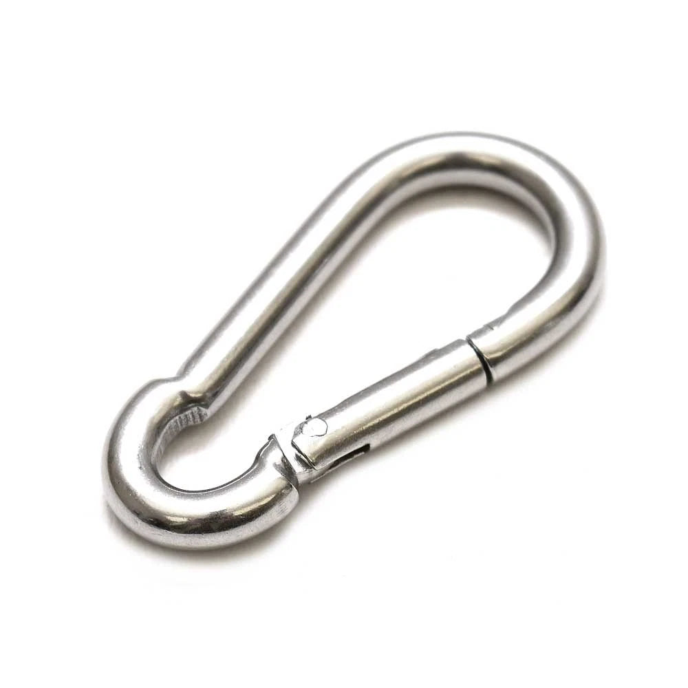 Shoreline Boat Safety Spring Hook SL52152 - 3 1/8 Inch Stainless Steel