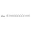 800-292 Riveted Sickle 7' Foot Blade Fits John Deere Mower 11 37 38 39 5 8