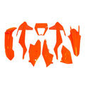Rtech Plastics Kit for KTM EXC 250-300 SIX DAYS 2017-2019 -AR0-517 Orange