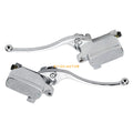 1" Motorcycle Handlebar Hydraulic Control Brake Master Cylinder & Clutch Lever
