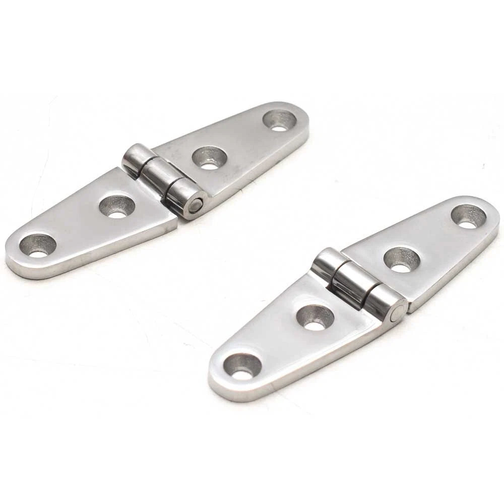 Lowe Boat Hatch Hinges 2146380 - 4 X 1 Inch Stainless (pair)