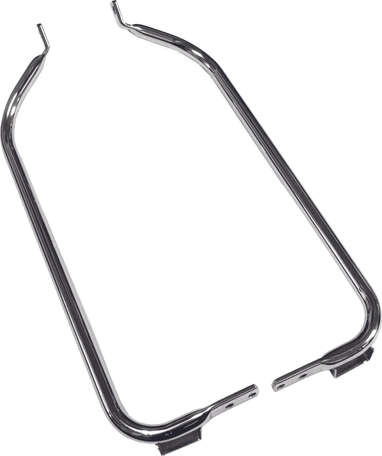 HardDrive Saddlebag Support Kit Chrome for Harley Davidson FLHR Road King