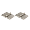 Gemlux Boat Hatch Hinge - Swaged Mount 2 X 1 1/2 Inch Stainless (pair)
