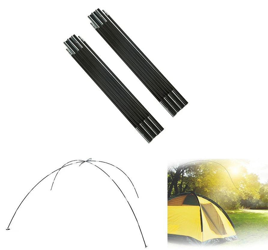 High Strength 10 5ft Fiberglass Tent Pole Replacement for Outdoor Adventures