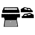 C86H4 Headliner Kit Fits Case-IH Tractor Models 886 986 1086 1486 +