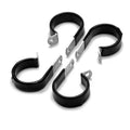 Boat Cushioned Loop Wire Clamps - 1 Inch Aluminum (set of 4)