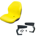 AM103226 Yellow Seat & Arm Rest Kit Fits John Deere