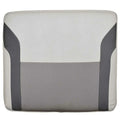 G3 Boat Lean Back Seat Cushion 73523177 - Gray Wise Marine Seating