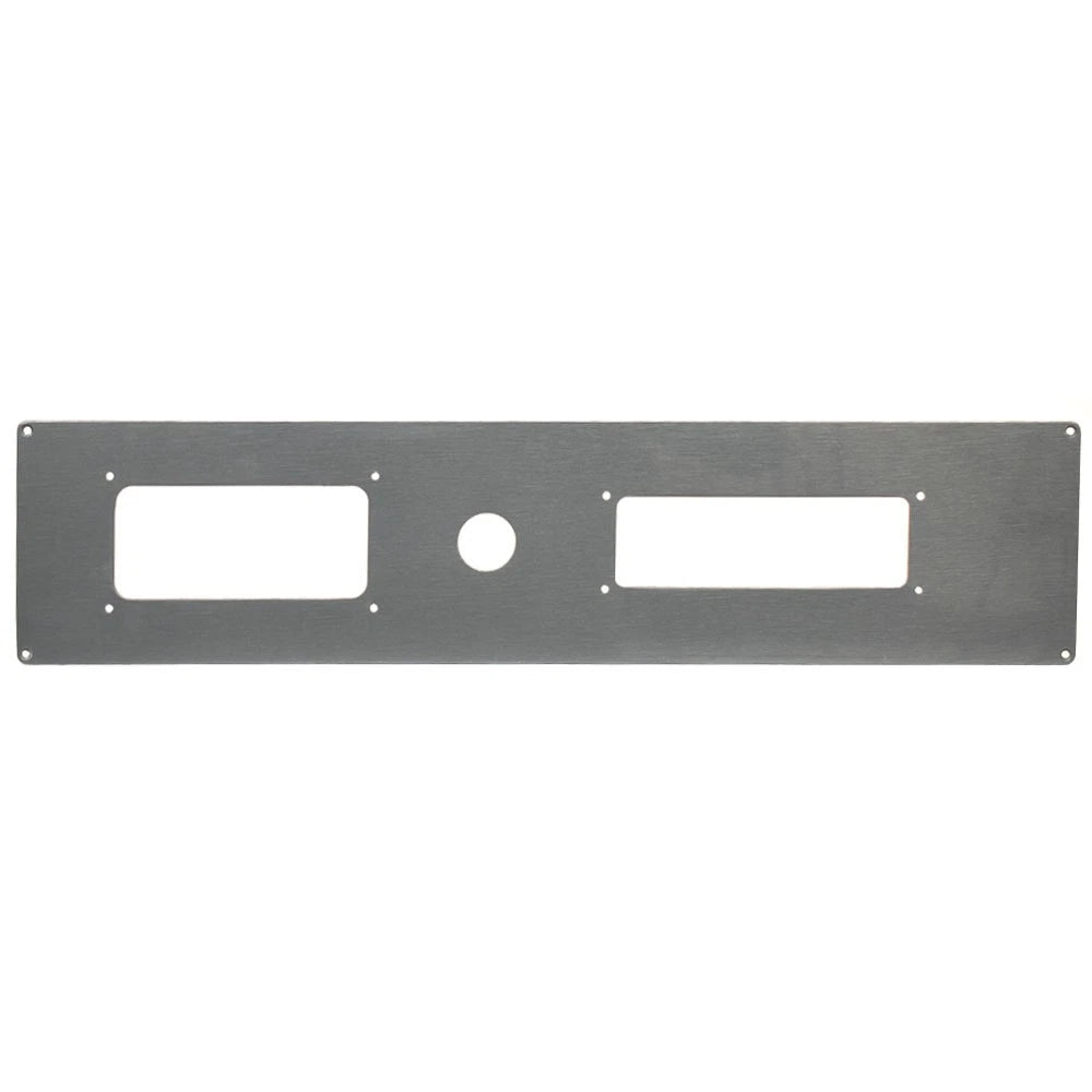 Regal Boat Blank Helm Panel 211237 - Garmin VHF 100 Cutout Aluminum