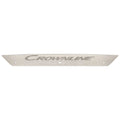 Crownline Boat Logo Plate 43983 - Stainless Steel