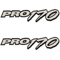 Tracker Boat Brand Decal 173047 - Pro 170 Black White (pair)