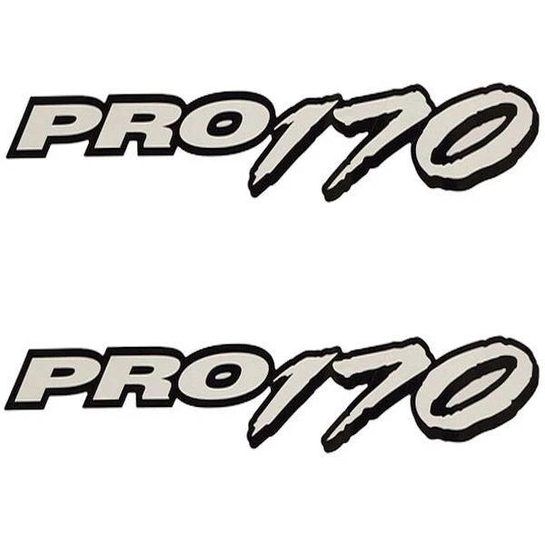 Tracker Boat Brand Decal 173047 - Pro 170 Black White (pair)