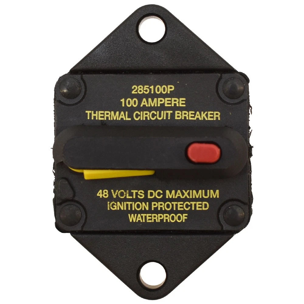 Blue Sea Systems Boat Panel Mount Breaker 285100P - 100A 48VDC