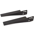 MasterCraft Boat Swim Platform Brackets M000528A - Black Aluminum (set of 2)