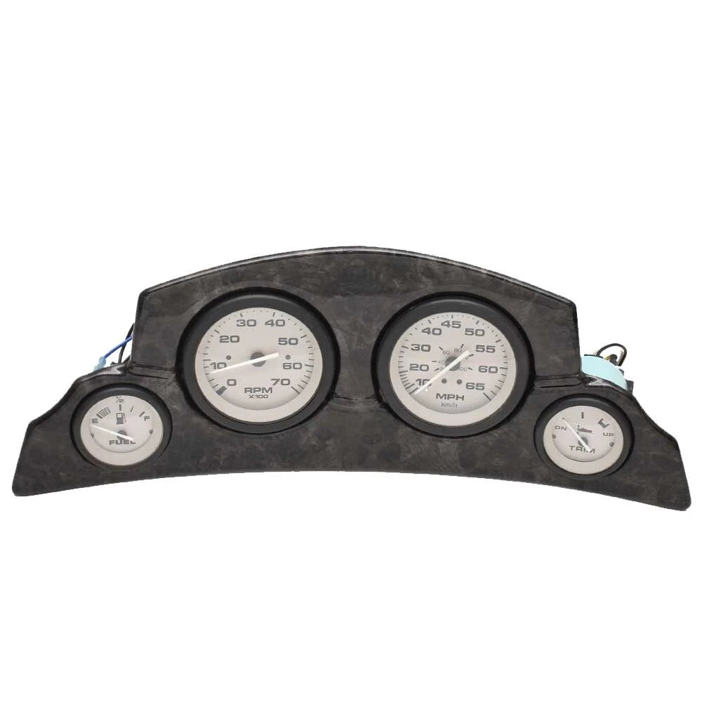 Lund Boat Gauge Panel 2244175 - Gray Woodgrain Teleflex Driftwood