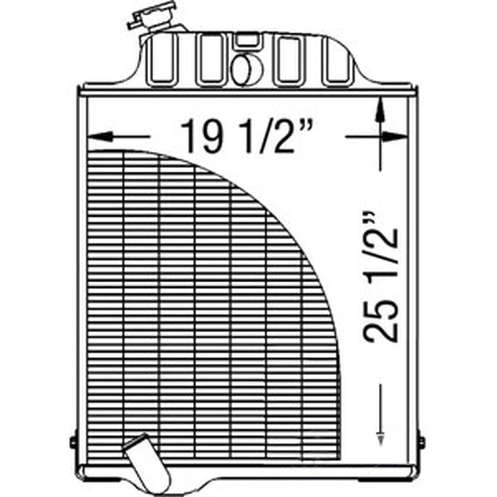 R2194 Radiator Fits John Deere