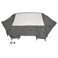 Crestliner Boat Aft Curtain - 1700 Vision 16 Dark Gray 686146-21