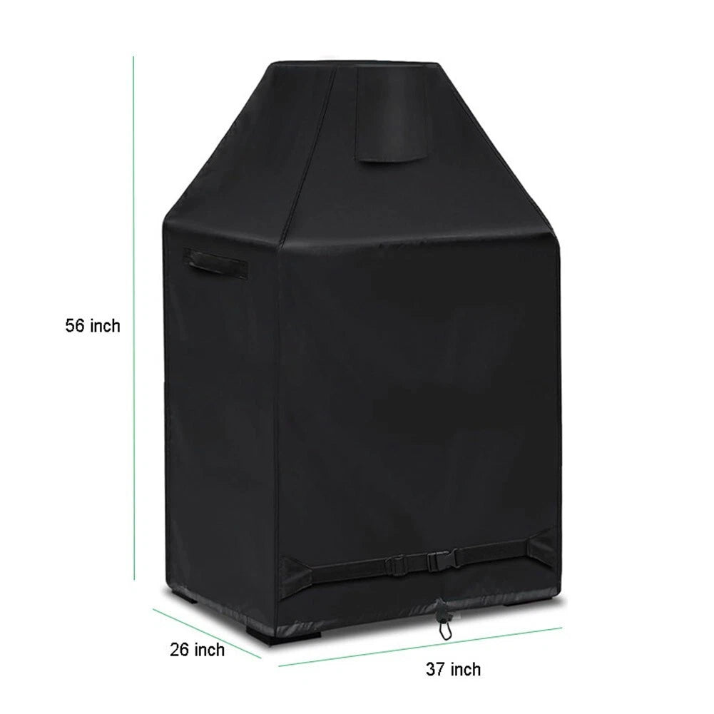 Weatherproof Outdoor Fireplace Cover Easy to Use with Ventilation Features